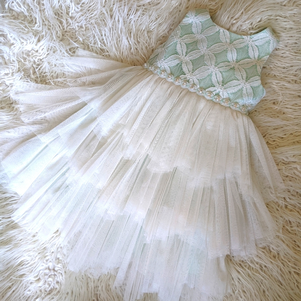 Like New Girls Tiered Sleeveless Dress Sz 5